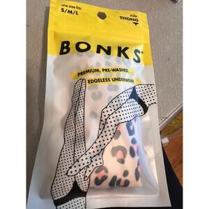 Bonks Cat's Out Of The Bag Seamless Thong O/S